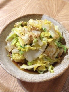 白菜の胡麻酢和え-レシピのメイン写真