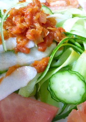 ヘルシー!きゅうりが麺のパスタ-レシピのメイン写真