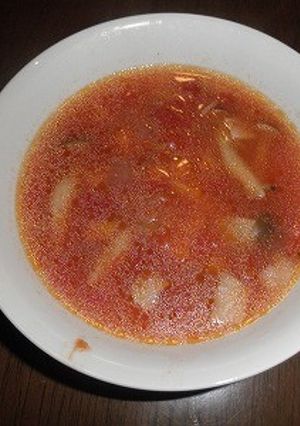 トマトと大豆のスープ-レシピのメイン写真