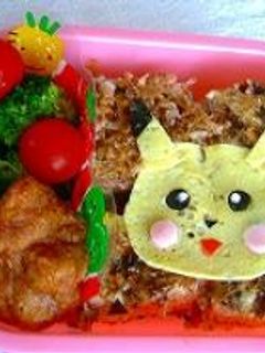 ピカチュウお好み焼き弁当-レシピのメイン写真