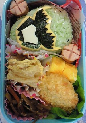 キャラ弁*キョウリュウグリーン-レシピのメイン写真