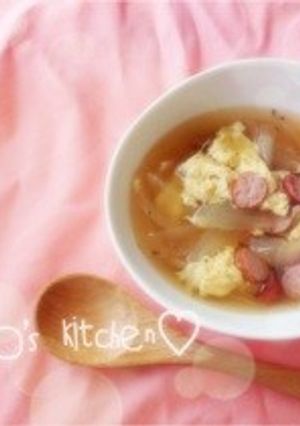 たまごとオニオンのあったかスープ＊°-レシピのメイン写真