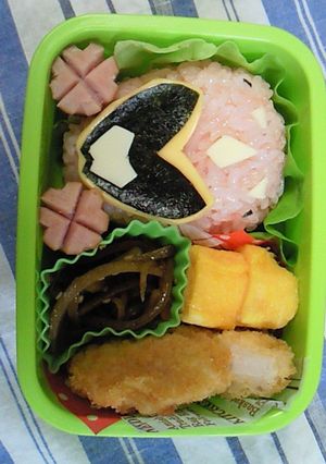キャラ弁*キョウリュウピンク-レシピのメイン写真