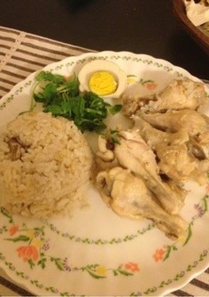 炊飯器で♡シンガポール風チキンライス♡-レシピのメイン写真