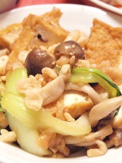 肉代わりに天かすで厚揚げ炒め-レシピのメイン写真