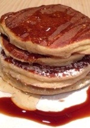 小麦粉不使用!大麦の粉のホットケーキ-レシピのメイン写真