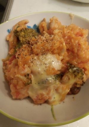 炊飯器で作る♪簡単トマトクリームリゾット-レシピのメイン写真