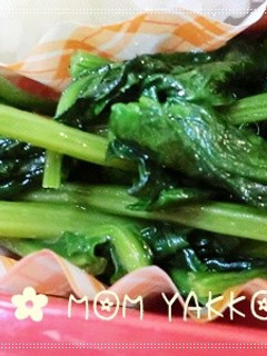 スピード弁当☆レンジでほうれん草ソテー-レシピのメイン写真