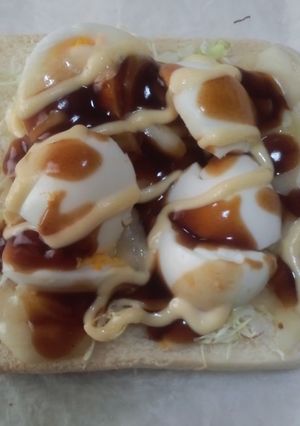 お好み焼き風トースト-レシピのメイン写真