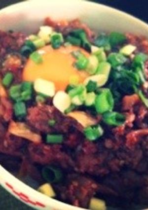 味に飽きたら!韓国風プルコギキムチ丼♪-レシピのメイン写真