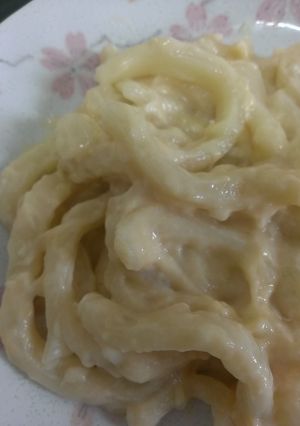 簡単カルボナーラ風クリーミーうどん-レシピのメイン写真