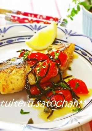 ＊白身魚のポワレ：塩昆布レモン＊-レシピのメイン写真