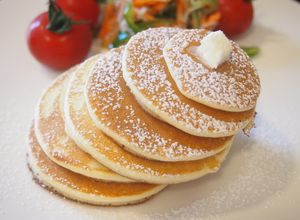混ぜるだけ！簡単米粉のホットケーキ♪-レシピのメイン写真