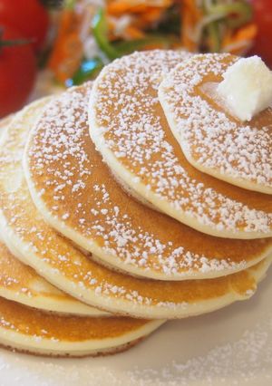 混ぜるだけ！簡単米粉のホットケーキ♪-レシピのメイン写真