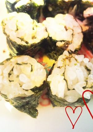 韓国海苔でのり巻きおやつ-レシピのメイン写真