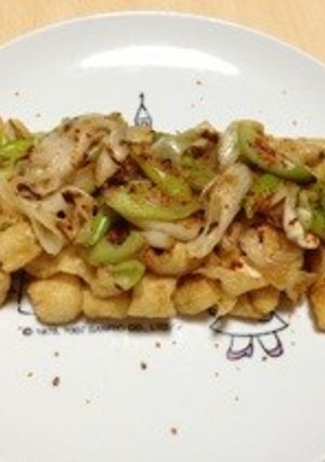 油揚げとねぎ焼き-レシピのメイン写真
