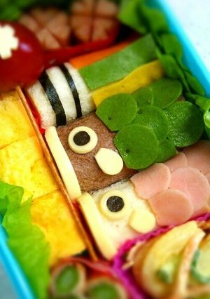 キャラ弁*くるくる食パンdeこいのぼり-レシピのメイン写真