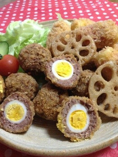 ★うずらの卵でスコッチエッグ★-レシピのメイン写真