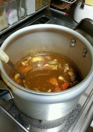 カレーに簡単一手間でリメイク極上カレー！-レシピのメイン写真