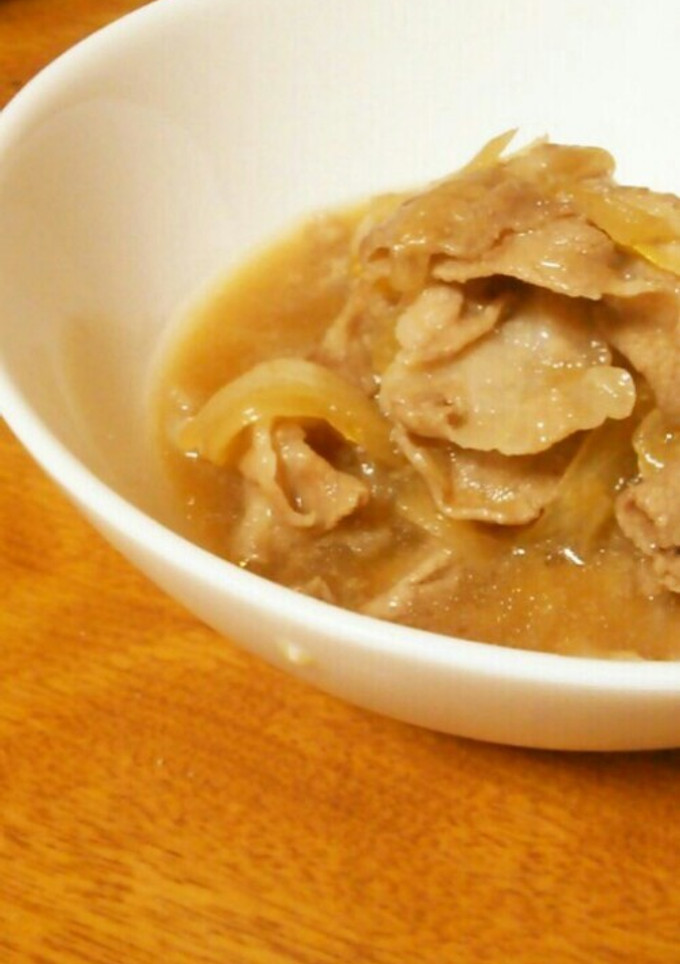 ちゃちゃっと豚丼作りました。-レシピのメイン写真