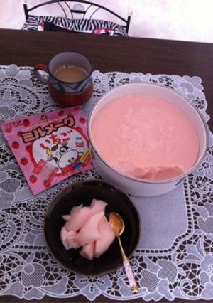 いちごのブランマンジェ-レシピのメイン写真