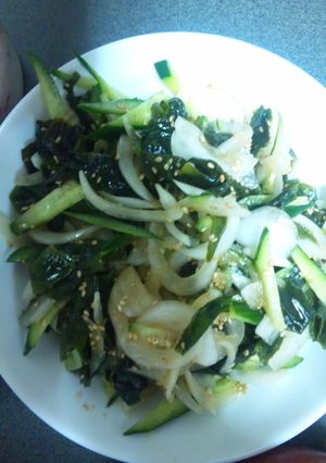 新玉ねぎの韓国風酢の物-レシピのメイン写真