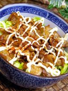 ★ご飯食べすぎちゃう・・・豚マヨ丼★-レシピのメイン写真