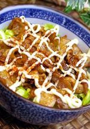 ★ご飯食べすぎちゃう・・・豚マヨ丼★-レシピのメイン写真