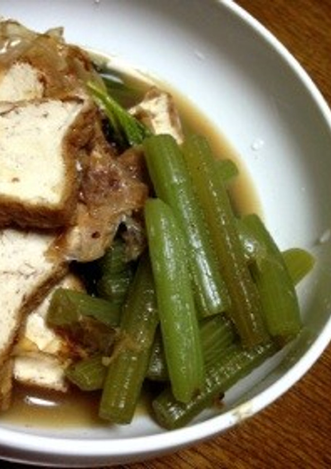 上品☆ふきと厚揚げの煮物(^ ^)-レシピのメイン写真