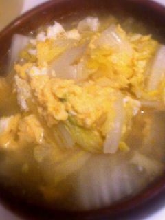 これだけでご飯が進む!白菜と卵の煮物-レシピのメイン写真