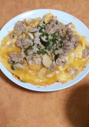 豚肉とエリンギの玉子綴-レシピのメイン写真
