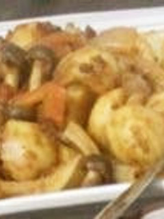 ゴロゴロじゃがいものカレー炒め-レシピのメイン写真