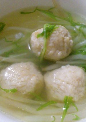 水菜ともやしの中華スープ-レシピのメイン写真