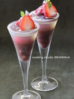 デザート 和のムース 「あんみつ」-レシピのメイン写真