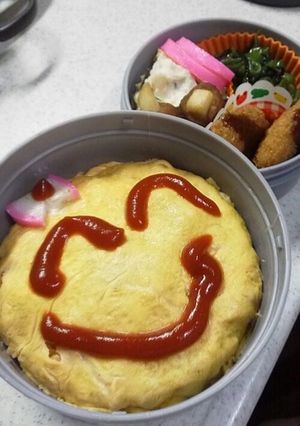 オムライス弁当-レシピのメイン写真