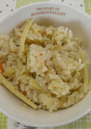 ちゃんこ鍋のスープで！簡単たけのこご飯♪-レシピのメイン写真