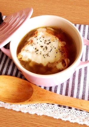 簡単オニオンスープ-レシピのメイン写真
