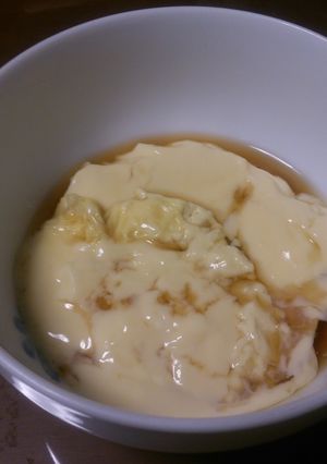 超簡単！材料３つ！！豆乳玉子豆腐-レシピのメイン写真