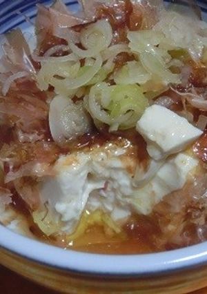 納豆のタレで塩分控えめ冷奴　便秘も解消？-レシピのメイン写真