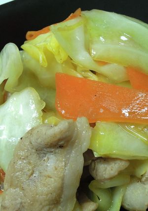 キャベツと豚肉のバタぽん炒め-レシピのメイン写真