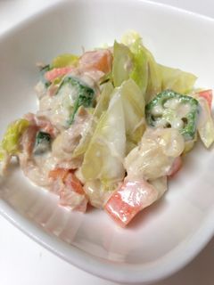 大豆ときゃべつのツナマヨサラダ-レシピのメイン写真