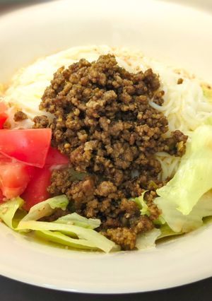 残暑に負けない💪担々風ゴマ豆乳そうめん-レシピのメイン写真