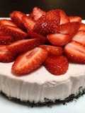 母の日★苺のレアチーズケーキ