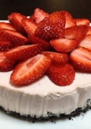 母の日★苺のレアチーズケーキ-レシピのメイン写真