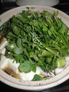 鶏肉とセリの鍋-レシピのメイン写真