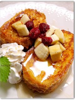 ふわふわ~♡バケットでフレンチトースト♪-レシピのメイン写真
