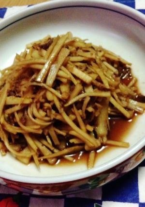 タケノコきんぴら-レシピのメイン写真