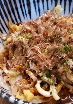 キャベツ消費*お好み焼き風丼-レシピのメイン写真