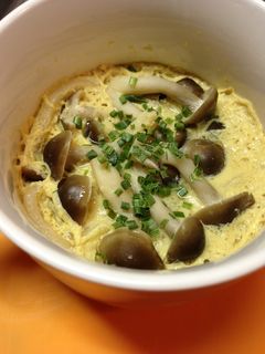 うどん入り!レンジで作る茶碗蒸し-レシピのメイン写真