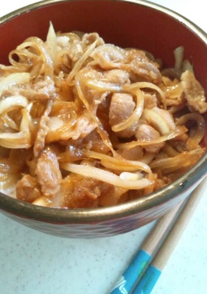 簡単10分★みんな大好き我が家の豚丼-レシピのメイン写真